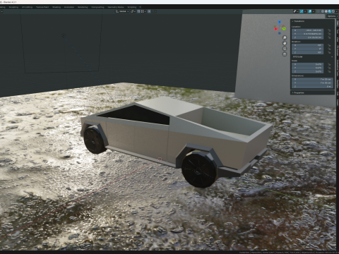 Cybertruck Tesla 3D Модель