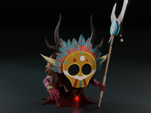 Shaman 3D Model