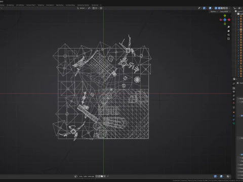 Forest and Lake 3D Model