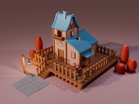 Mini house 3Dモデル