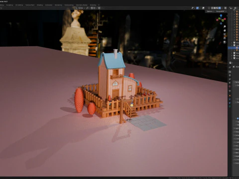 Mini house 3D Model