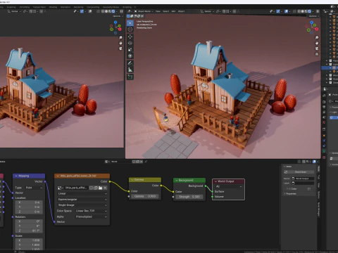 Mini house 3D Model