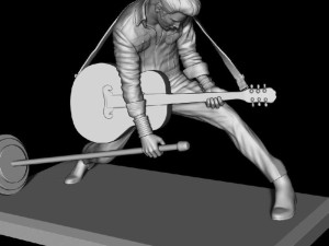 Elvis Presley 3D STL 3D Baskı Modeli