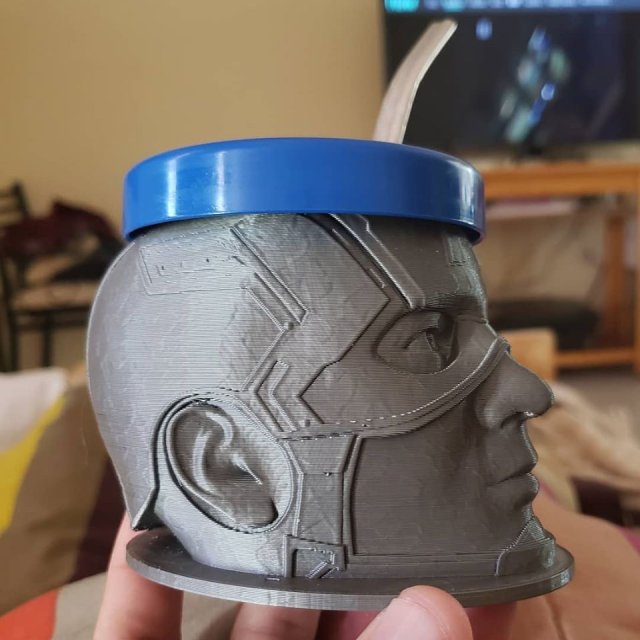 Capitan America mate 3D STL 3D Принт Модель .c4d .max .obj .3ds .fbx .stl .blend 
