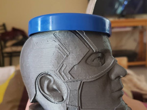 Capitan America mate 3D STL 3D Baskı Modeli