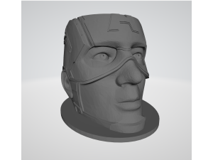 Capitan America mate 3D STL 3D Принт Модель