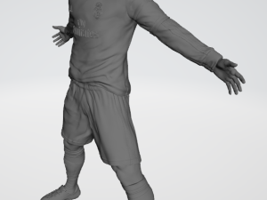 Cristiano Ronaldo figure 3D STL 3D 프린트 모델