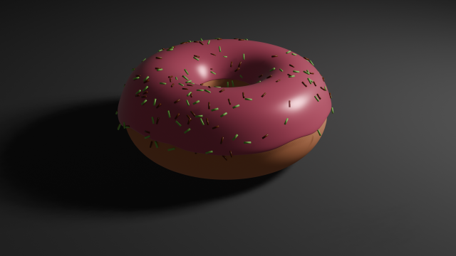 Donut 3D मॉडल .c4d .max .obj .3ds .fbx .stl .blend 