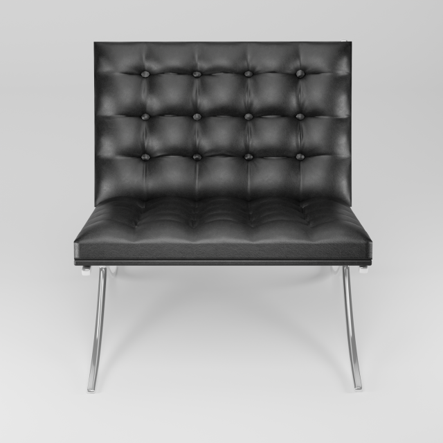 Barcelona Chair Modelo 3D .c4d .max .obj .3ds .fbx .stl .blend 