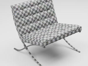 Barcelona Chair Modelo 3D