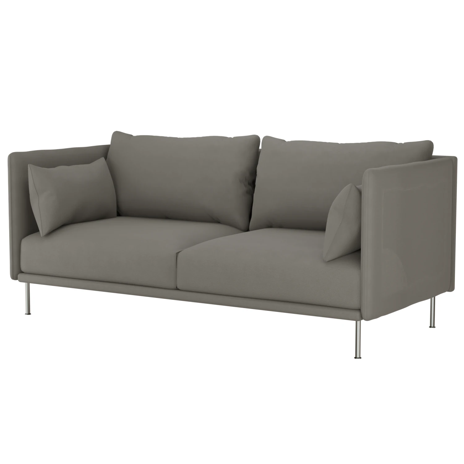 Silhouette sofa 3D Model .c4d .max .obj .3ds .fbx .stl .blend 