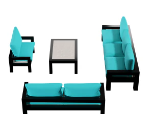 Patio Conversation Sets 3D Model