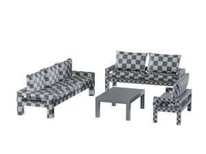 Patio Conversation Sets 3D Model
