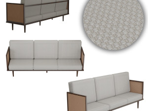 Leblon sofa 3D मॉडल