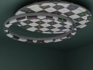 Modern ceiling lamp 3D Model