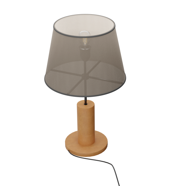 Table lamp 3D Модель .c4d .max .obj .3ds .fbx .stl .blend 
