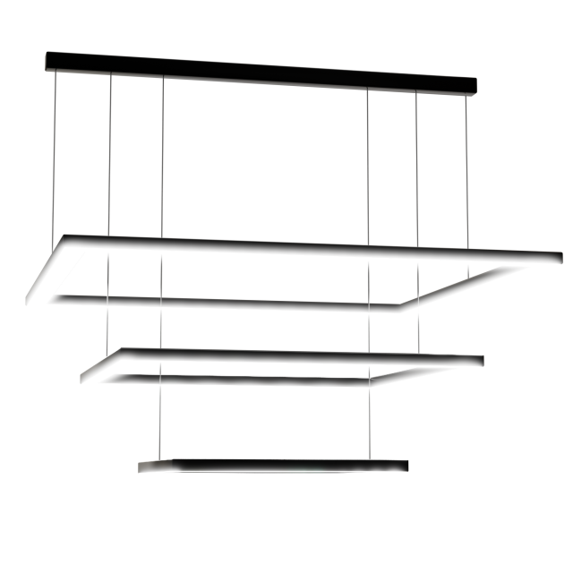 Loft style chandeliers 3D Model .c4d .max .obj .3ds .fbx .stl .blend 