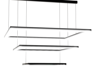 Loft style chandeliers 3D Model