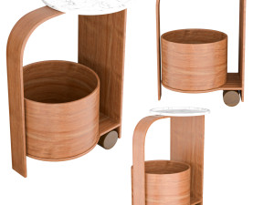Cascas Tea Trolley 3D 模型