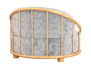 Cask Armchair 3D Model