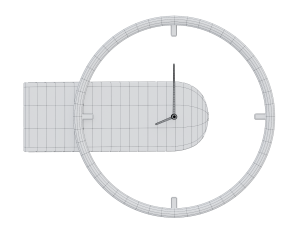 Diy clock wall 3D Модель