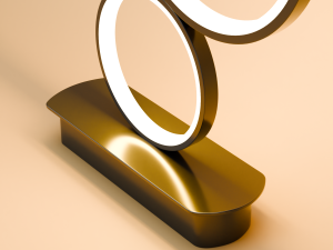Modern Round Lamp 3D Model