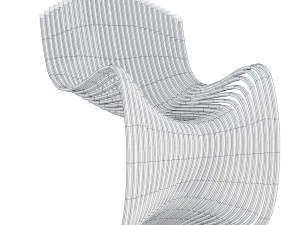 Parametric chair 3D Model