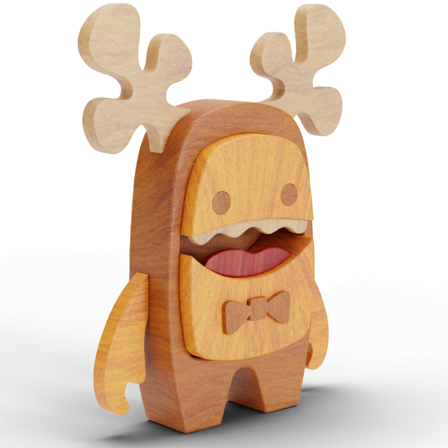 Wood Candy Modelo 3D .c4d .max .obj .3ds .fbx .stl .blend 