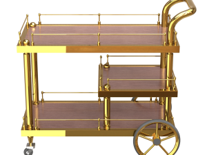 Bar Trolley S-23 3D Model