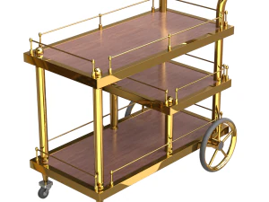 Bar Trolley S-23 3D Model