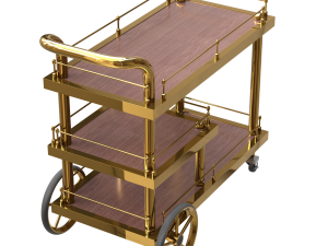 Bar Trolley S-23 3D Model