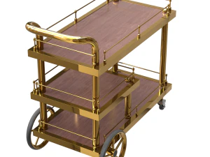 Bar Trolley S-23 3D Model