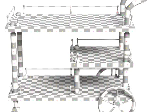 Bar Trolley S-23 3D Model