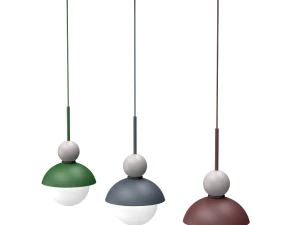 Savie wood pendant 3D Model