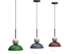 Savie wood pendant 3D 模型