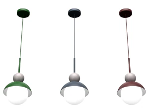 Savie wood pendant 3D Model