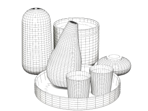 Decorative set 3D मॉडल