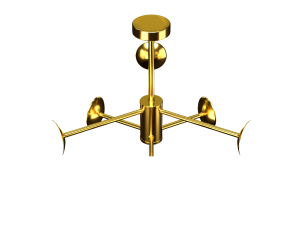 Gold Lamp 3D Modell