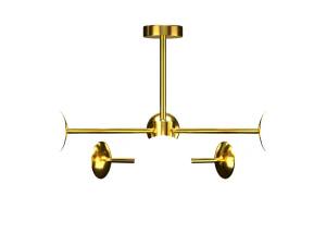 Gold Lamp 3D Model