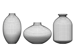 Vases 3D 모델