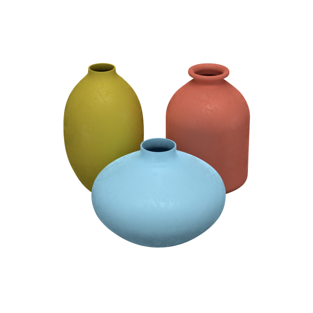 Vases 3D 모델 .c4d .max .obj .3ds .fbx .stl .blend 