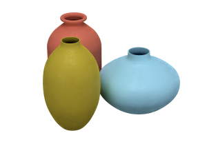 Vases 3D 모델