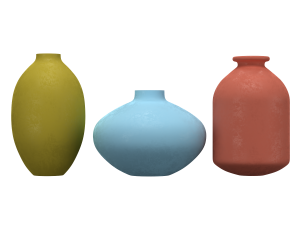 Vases 3D 모델