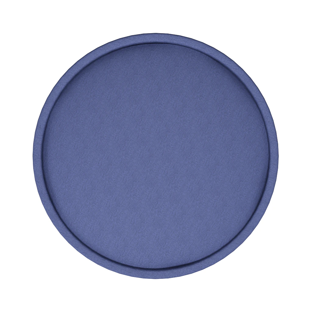 YOBBY Round Fabric Ottoman 3D Model .c4d .max .obj .3ds .fbx .stl .blend 