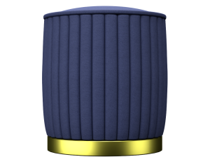 YOBBY Round Fabric Ottoman 3D 模型