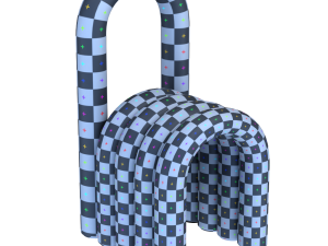 Shaped Pipe Chair 3D Model