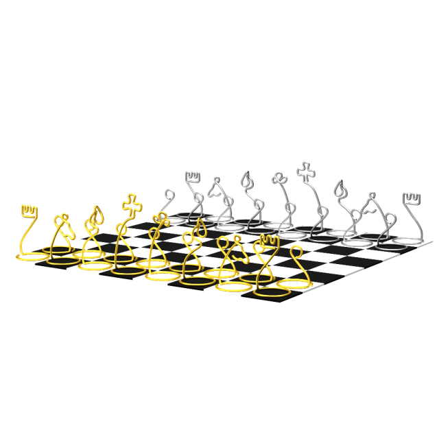 Chess 3D-Modell .c4d .max .obj .3ds .fbx .stl .blend 