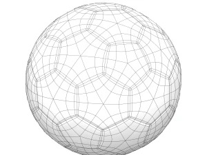 Football ball 3D Model