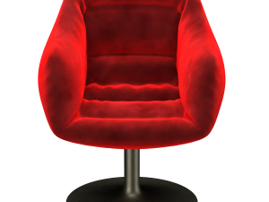 Velvet Sofa chair 3D Model