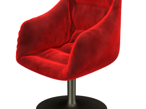 Velvet Sofa chair Modèle 3D